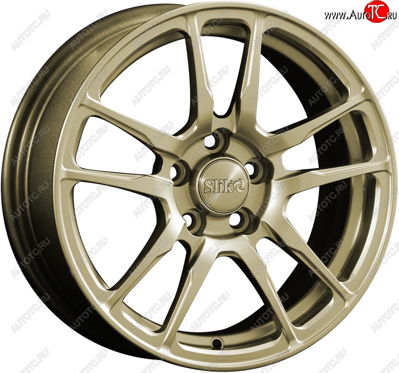 15 249 р. Кованый диск Slik Classik 6.5x15 (Металлик золотой)   (Цвет: Металлик золотой)  с доставкой в г. Майкоп