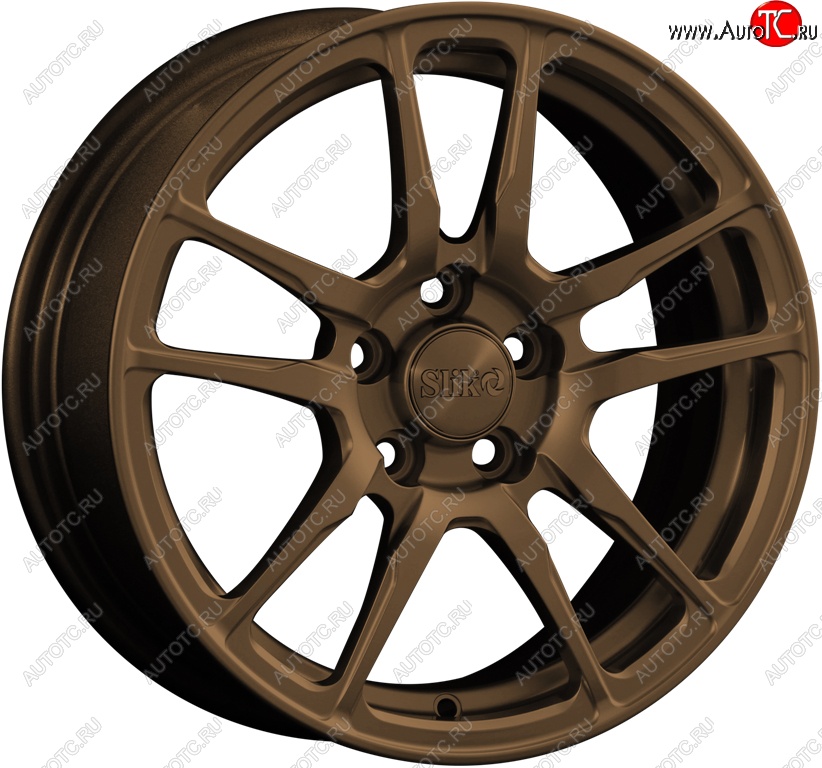 15 249 р. Кованый диск Slik Classik 6.5x15 (Металлик коньячная бронза. Матовый)   (Цвет: Металлик коньячная бронза. Матовый)  с доставкой в г. Майкоп