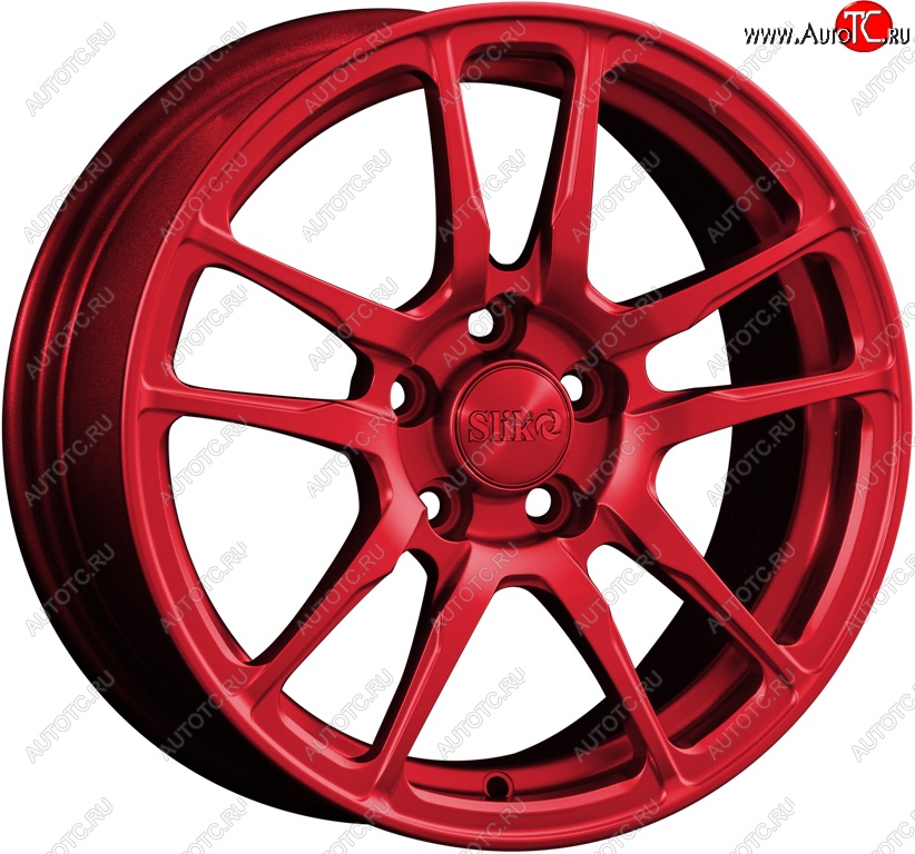 15 249 р. Кованый диск Slik Classik 6.5x15 (Candy красный)   (Цвет: Candy красный)  с доставкой в г. Майкоп