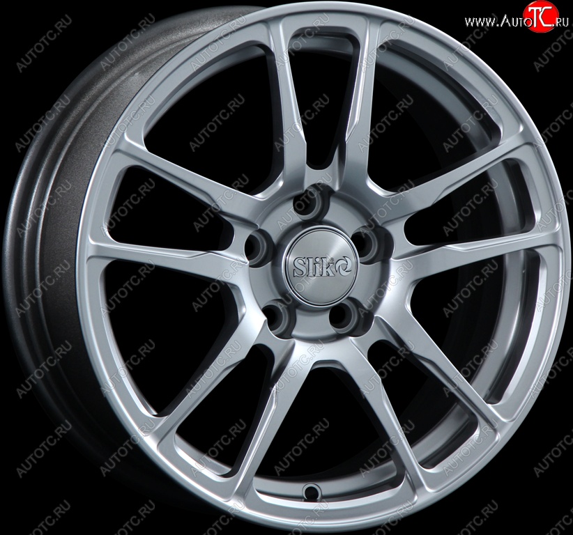 15 249 р. Кованый диск Slik Classik 6.5x15 (Серебристый светлый)   (Цвет: Серебристый светлый)  с доставкой в г. Майкоп