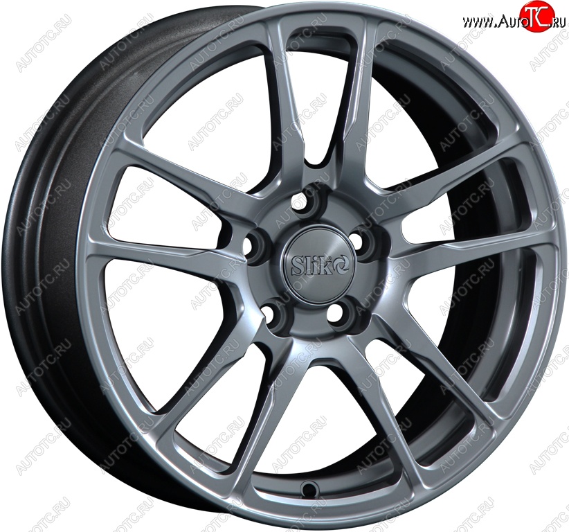15 249 р. Кованый диск Slik Classik 6.5x15 (Серебристый тёмный)   (Цвет: Серебристый тёмный)  с доставкой в г. Майкоп