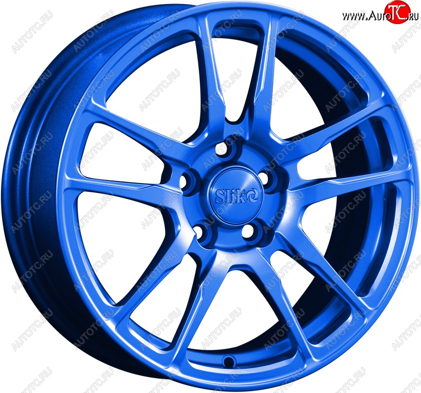 15 249 р. Кованый диск Slik Classik 6.5x15 (Синий)   (Цвет: Синий)  с доставкой в г. Майкоп