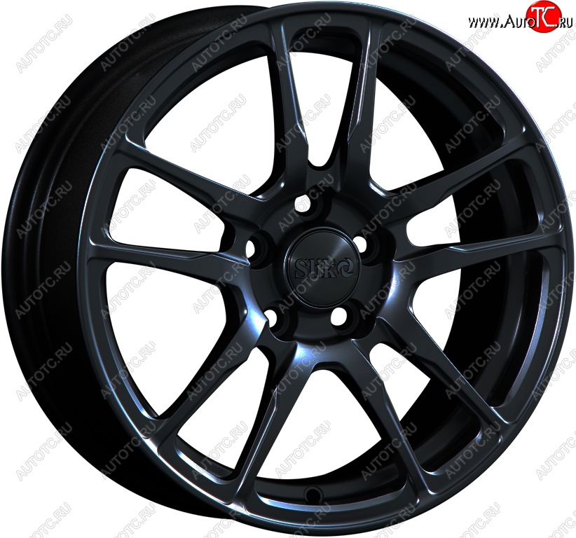 15 249 р. Кованый диск Slik Classik 6.5x15 (Черный матовый)   (Цвет: Черный матовый)  с доставкой в г. Майкоп