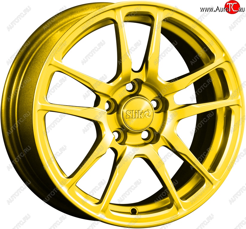 15 249 р. Кованый диск Slik Classik 6.5x15 (Ярко-желтый RAL 1021)   (Цвет: Ярко-желтый RAL 1021)  с доставкой в г. Майкоп