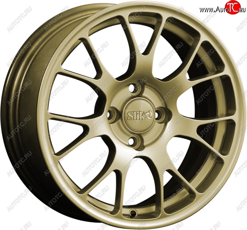 15 249 р. Кованый диск Slik Classik 6.5x15 (Металлик золотой)   (Цвет: Металлик золотой)  с доставкой в г. Майкоп