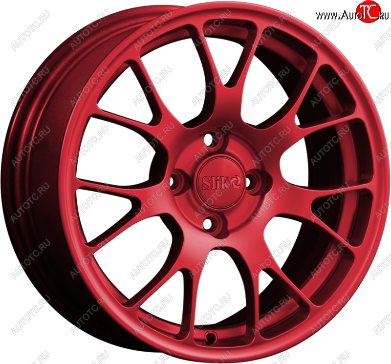 15 249 р. Кованый диск Slik Classik 6.5x15 (Красный)   (Цвет: Красный)  с доставкой в г. Майкоп