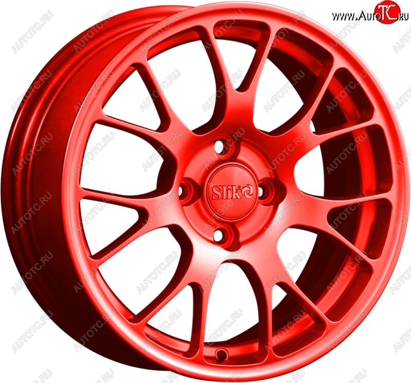 15 249 р. Кованый диск Slik Classik 6.5x15 (Candy алый)   (Цвет: Candy алый)  с доставкой в г. Майкоп