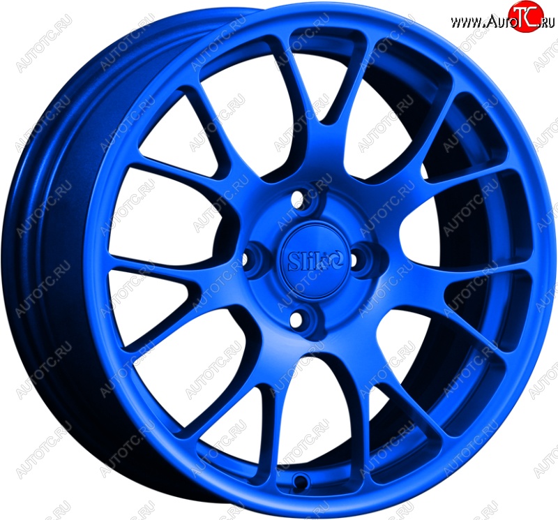 15 249 р. Кованый диск Slik Classik 6.5x15 (Candy синий)   (Цвет: Candy синий)  с доставкой в г. Майкоп