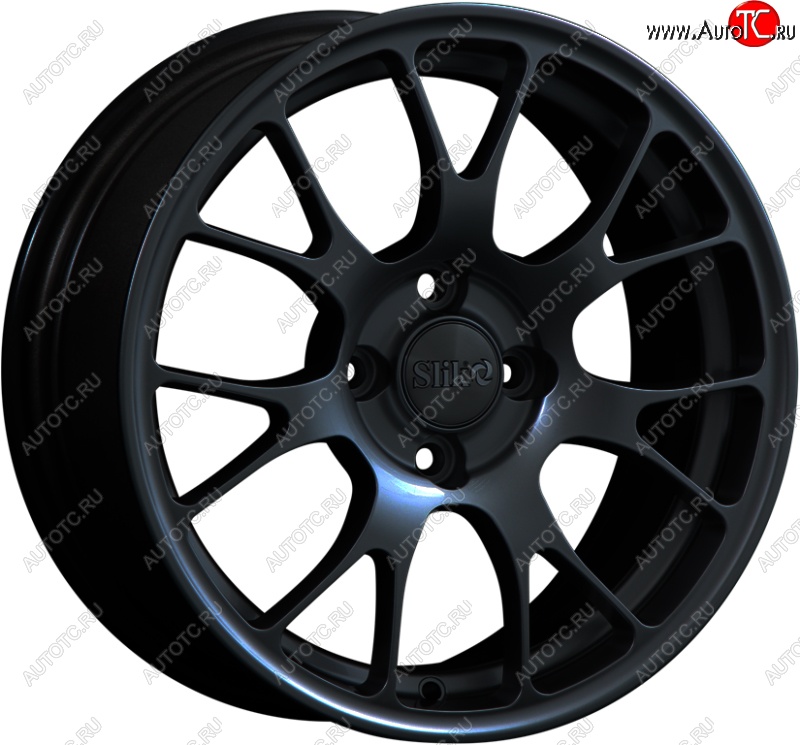 15 249 р. Кованый диск Slik Classik 6.5x15 (Черный глянцевый)   (Цвет: Черный глянцевый)  с доставкой в г. Майкоп
