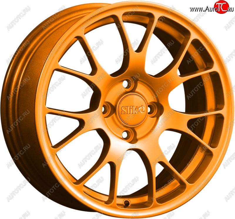 15 249 р. Кованый диск Slik Classik 6.5x15 (Ярко-оранжевый)   (Цвет: Ярко-оранжевый)  с доставкой в г. Майкоп