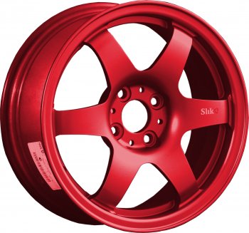 Кованый диск Slik Classik 6x15,5 (Красный) 6.5x15/4-5x98-120 D54.1-72.6  (Цвет: Красный)