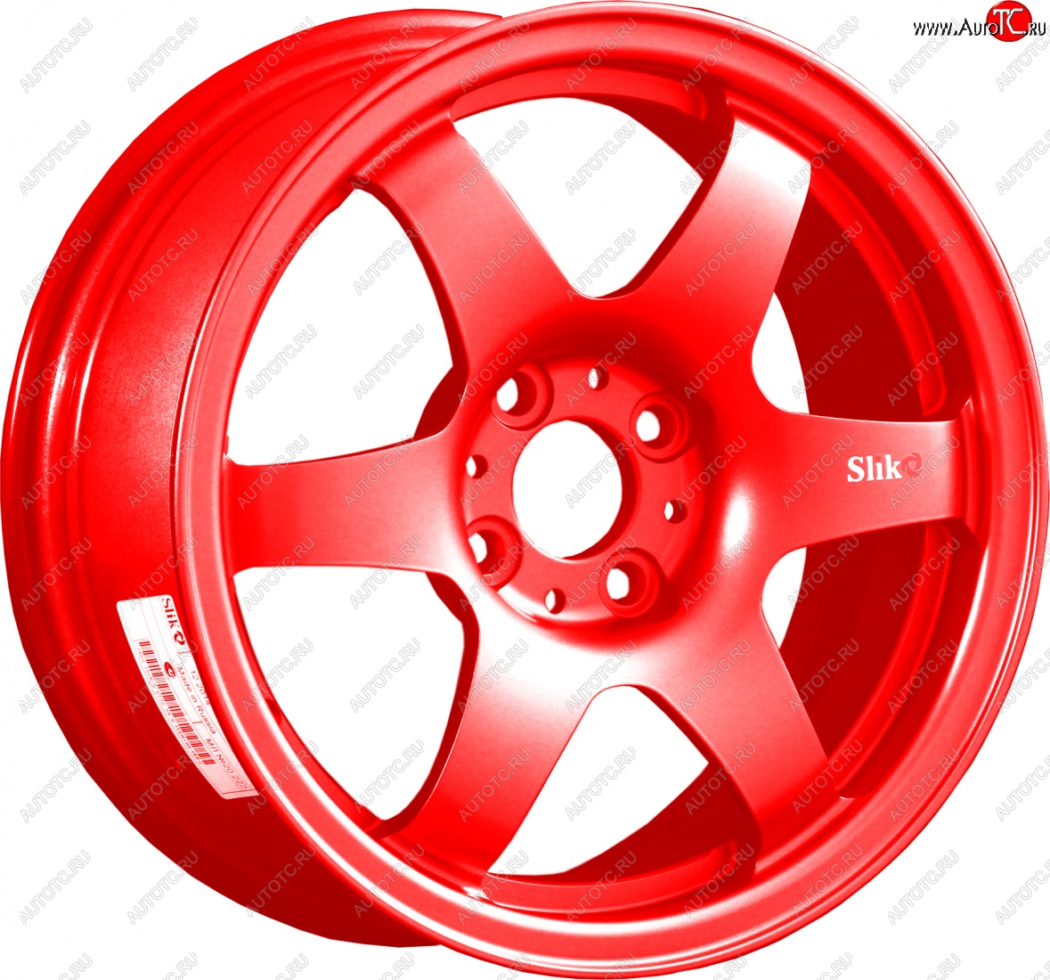 7 899 р. Кованый диск Slik Classik 6x15,5 (Candy алый) 6.5x15/4-5x98-120 D54.1-72.6   (Цвет: Candy алый)  с доставкой в г. Майкоп