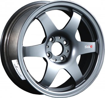 Кованый диск Slik Classik 6x15,5 (Серебристый тёмный) 6.5x15/4-5x98-120 D54.1-72.6  (Цвет: Серебристый тёмный)
