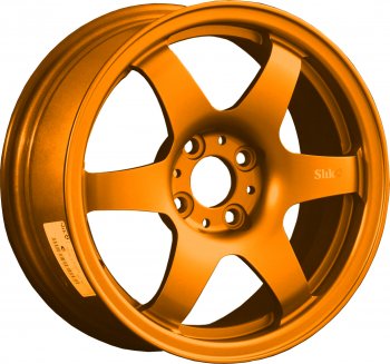 Кованый диск Slik Classik 6x15 (Candy медно-оранжевый матовый) 6.5x15/4-5x98-120 D54.1-72.6  (Цвет: Candy медно-оранжевый матовый)