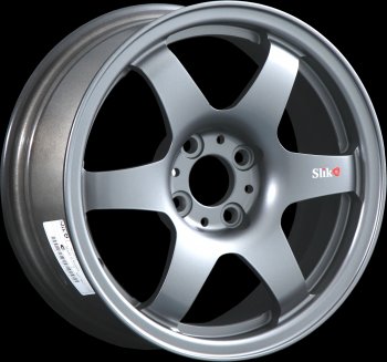 Кованый диск Slik Classik 6x15 (Металлик графит глянцевый) 6.5x15/4-5x98-120 D54.1-72.6  (Цвет: Металлик графит глянцевый)