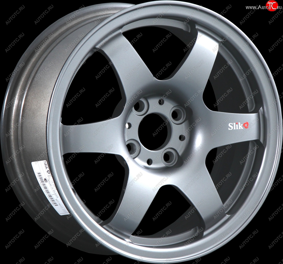 7 899 р. Кованый диск Slik Classik 6x15 (Металлик графит глянцевый) 6.5x15/4-5x98-120 D54.1-72.6   (Цвет: Металлик графит глянцевый)  с доставкой в г. Майкоп