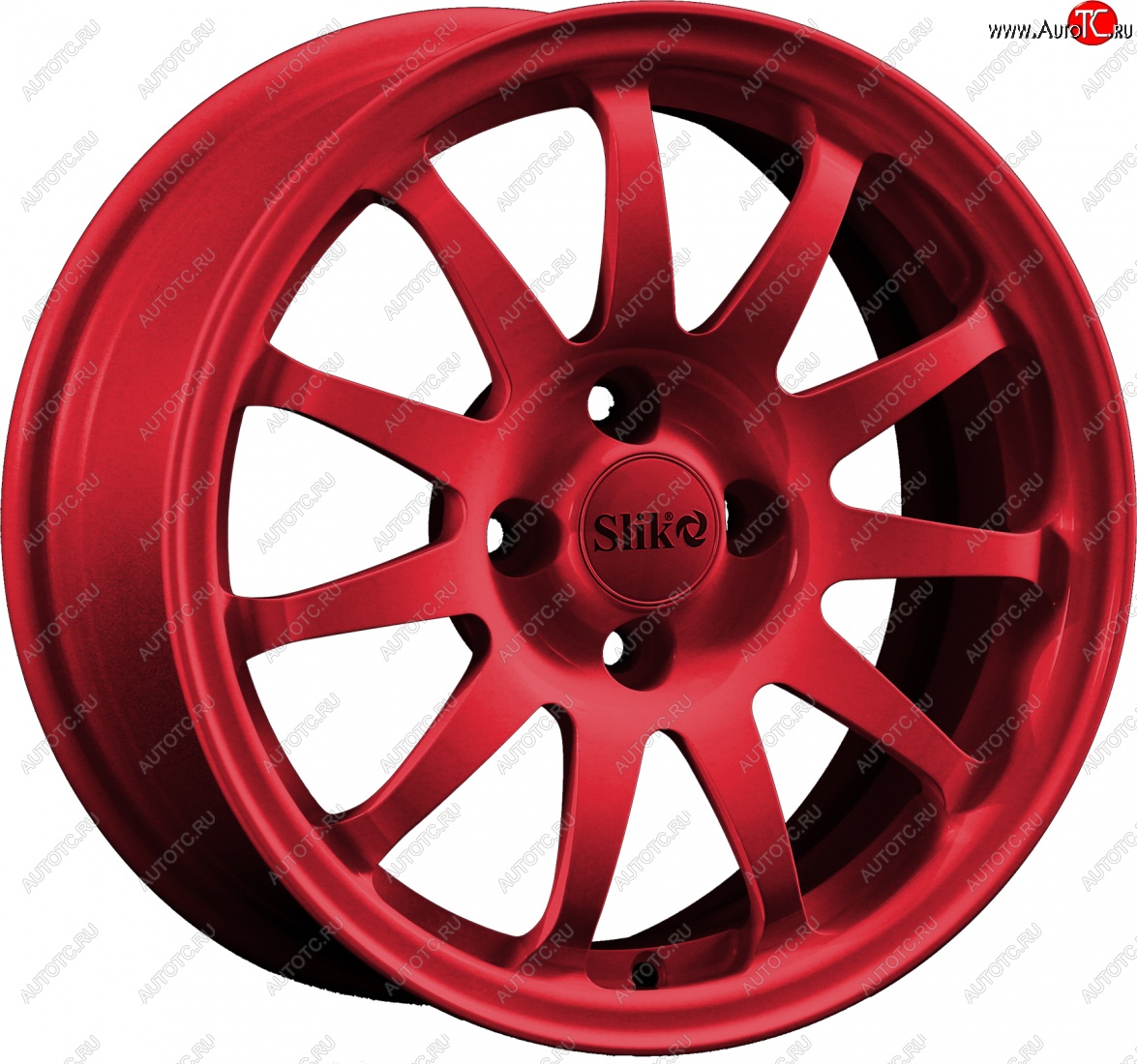 15 249 р. Кованый диск Slik Classik 6.5x15 (Красный)   (Цвет: Красный)  с доставкой в г. Майкоп