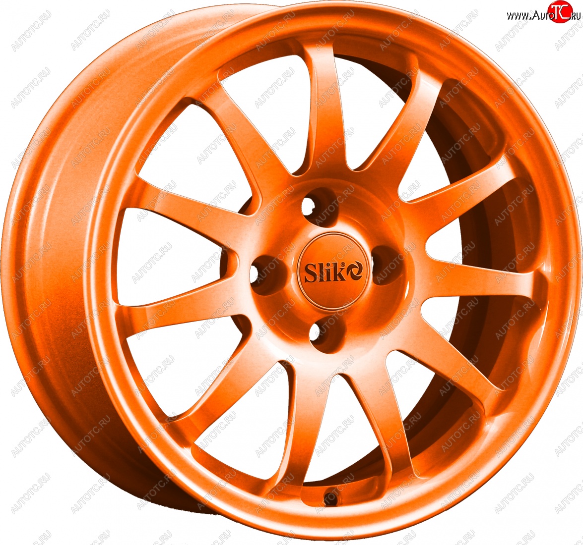 15 249 р. Кованый диск Slik Classik 6.5x15 (Ярко-оранжевый)   (Цвет: Ярко-оранжевый)  с доставкой в г. Майкоп