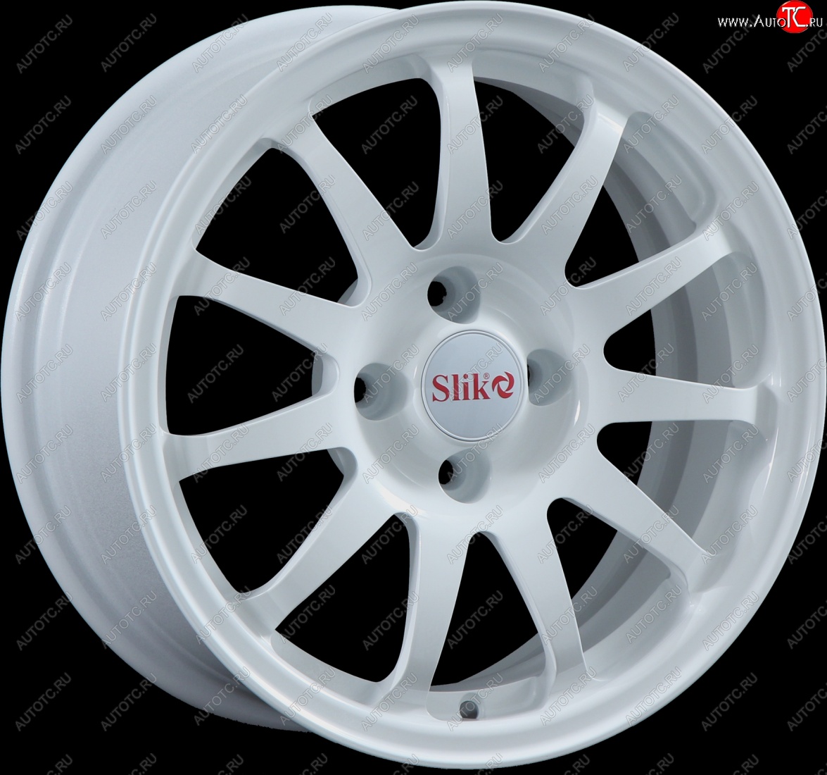15 249 р. Кованый диск Slik Classik 6.5x15 (Белый)   (Цвет: Белый)  с доставкой в г. Майкоп