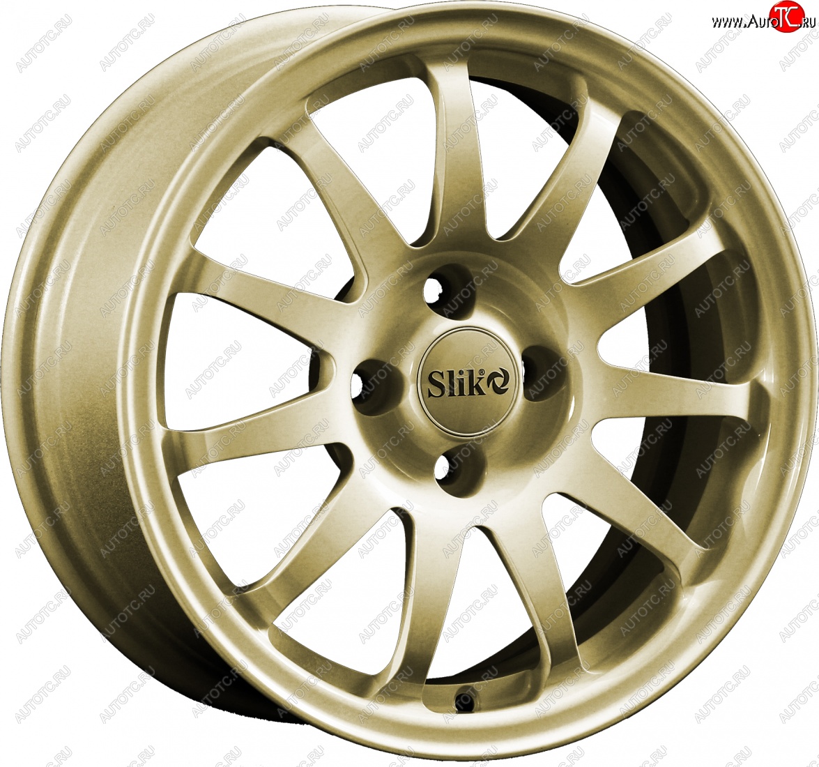 15 249 р. Кованый диск Slik Classik 6.5x15 (Металлик золотой)   (Цвет: Металлик золотой)  с доставкой в г. Майкоп