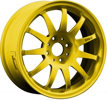 Кованый диск Slik Classik 6.5x15 (Ярко-желтый RAL 1021)  (Цвет: Ярко-желтый RAL 1021)