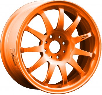 Кованый диск Slik Classik 6.5x15 (Ярко-оранжевый)  (Цвет: Ярко-оранжевый)