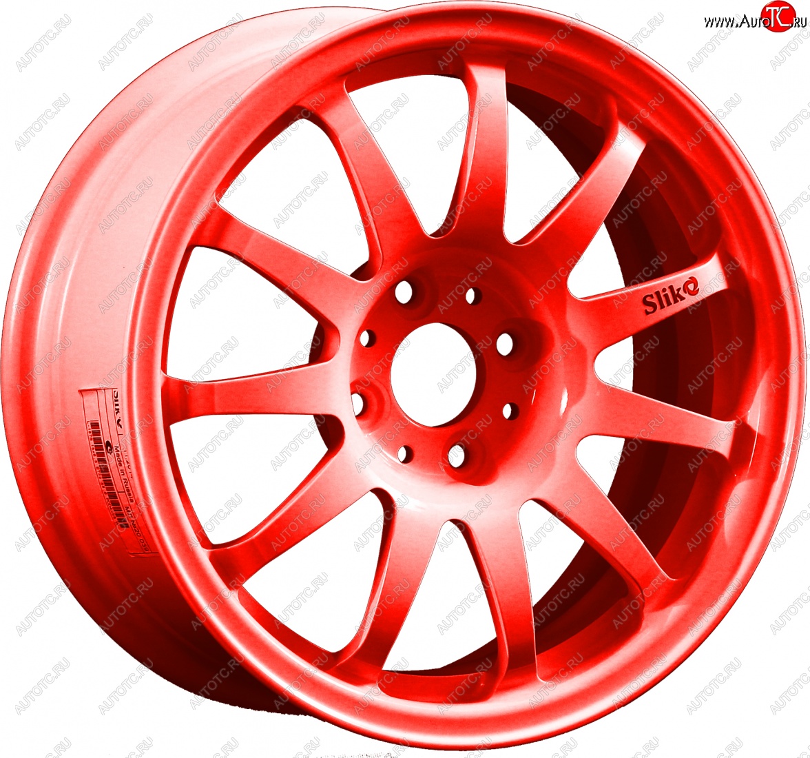 7 899 р. Кованый диск Slik Classik 6.5x15 (RAL 3026 ярко-алый)   (Цвет: RAL 3026 ярко-алый)  с доставкой в г. Майкоп