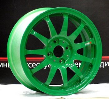 Кованый диск Slik Classik 6.5x15 (Зеленый)  (Цвет: Зеленый)