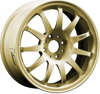 Кованый диск Slik Classik 6.5x15 (Металлик золотой)  (Цвет: Металлик золотой)