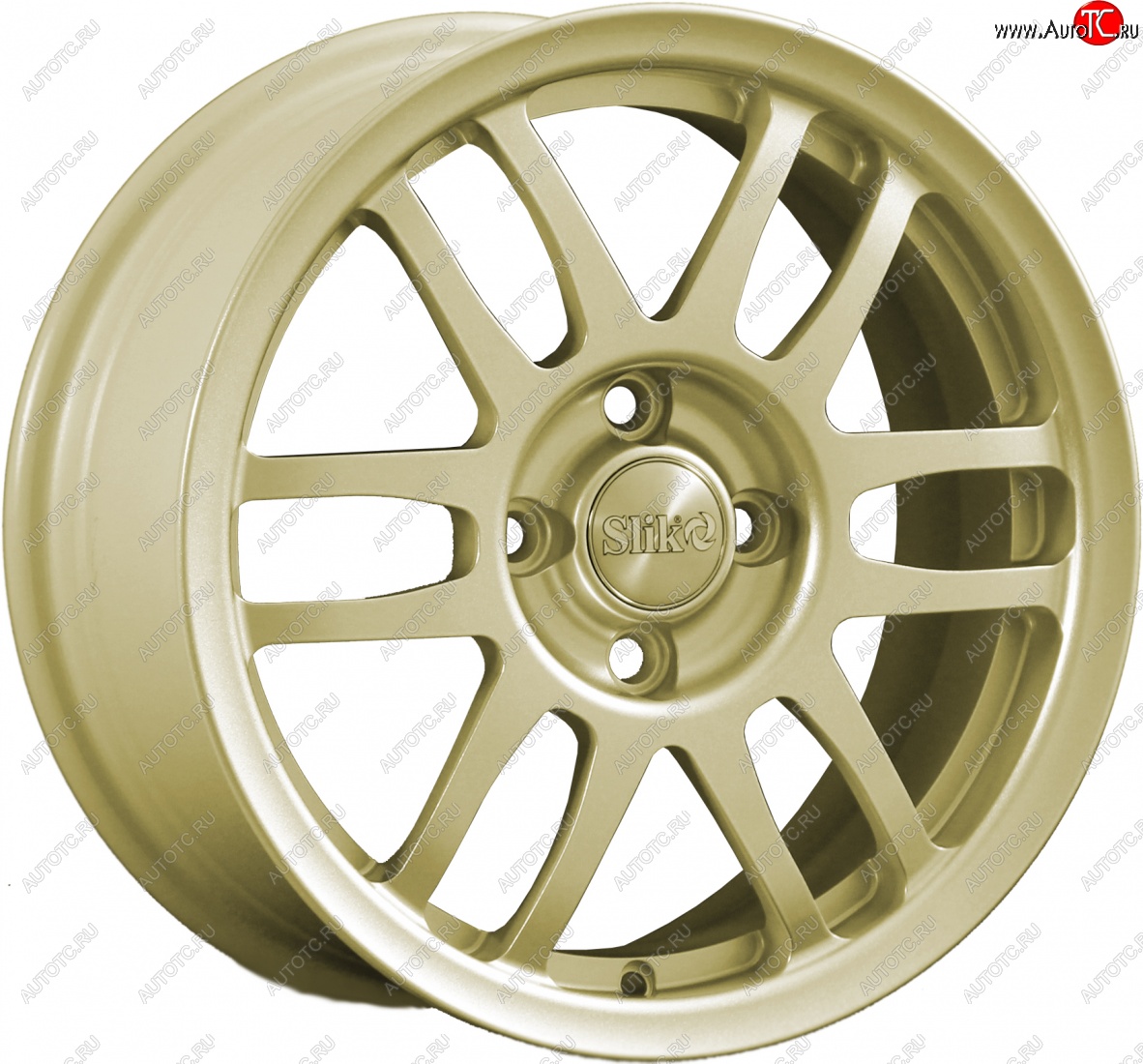 11 899 р. Кованый диск Slik Classik 6.5x15 (Металлик золотой)   (Цвет: Металлик золотой)  с доставкой в г. Майкоп