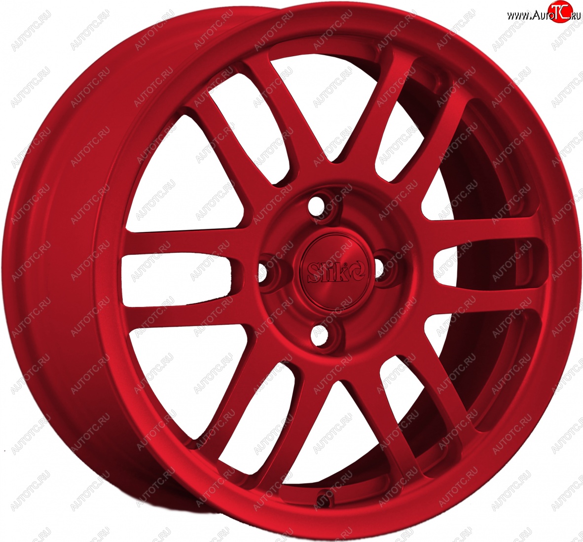 11 899 р. Кованый диск Slik Classik 6.5x15 (Красный)   (Цвет: Красный)  с доставкой в г. Майкоп