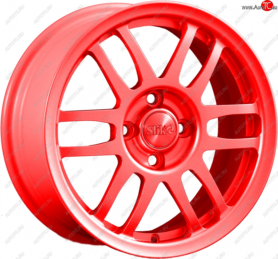 11 899 р. Кованый диск Slik Classik 6.5x15 (RAL 3026 ярко-алый)   (Цвет: RAL 3026 ярко-алый)  с доставкой в г. Майкоп
