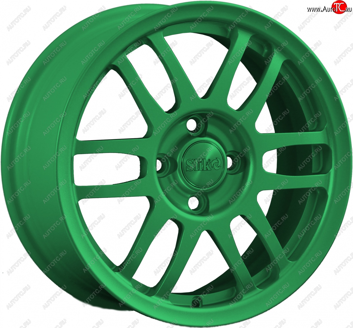 11 899 р. Кованый диск Slik Classik 6.5x15 (Зеленый)   (Цвет: Зеленый)  с доставкой в г. Майкоп