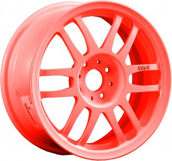 Кованый диск Slik Classik 6.5x15 (RAL 3026 ярко-алый)  (Цвет: RAL 3026 ярко-алый)