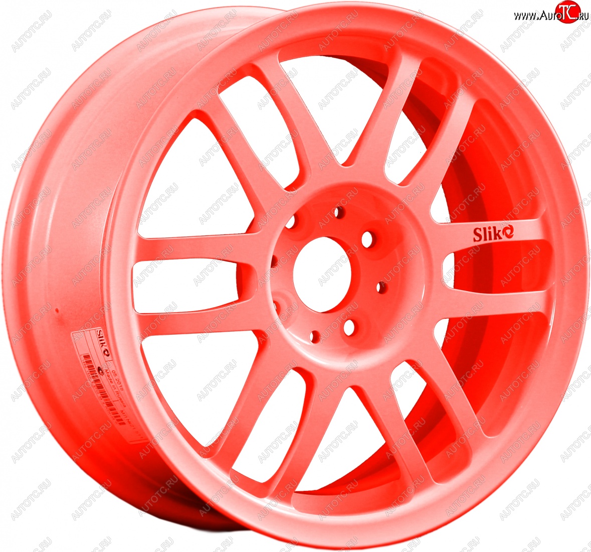 7 899 р. Кованый диск Slik Classik 6.5x15 (RAL 3026 ярко-алый)   (Цвет: RAL 3026 ярко-алый)  с доставкой в г. Майкоп