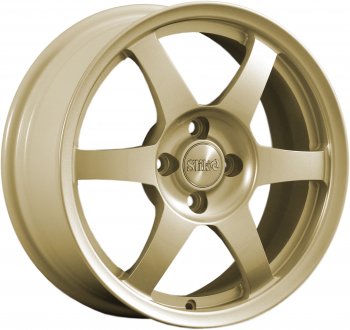 Кованый диск Slik Classik 6.5x16 (Металлик золотой) Nissan Qashqai +2 1 J10 дорестайлинг (2008-2010) 5x114.3xDIA66.1xET40.0