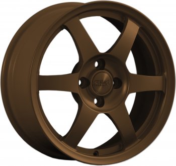 Кованый диск Slik Classik 6.5x16 (Металлик коньячная бронза. Матовый)  (Цвет: Металлик коньячная бронза. Матовый)