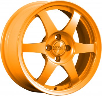 Кованый диск Slik Classik 6.5x16 (Ярко-оранжевый)  (Цвет: Ярко-оранжевый)