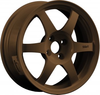 Кованый диск Slik Classik 6.5x16 (Металлик коньячная бронза. Глянец)  (Цвет: Металлик коньячная бронза. Глянец)