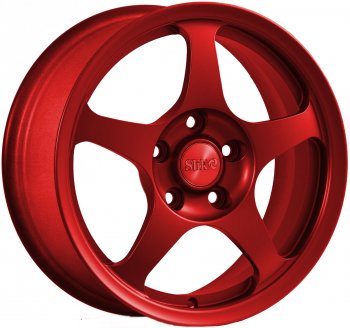 Кованый диск Slik classik R16x6.5 Красный (RED) 6.5x16  (Цвет: RED)