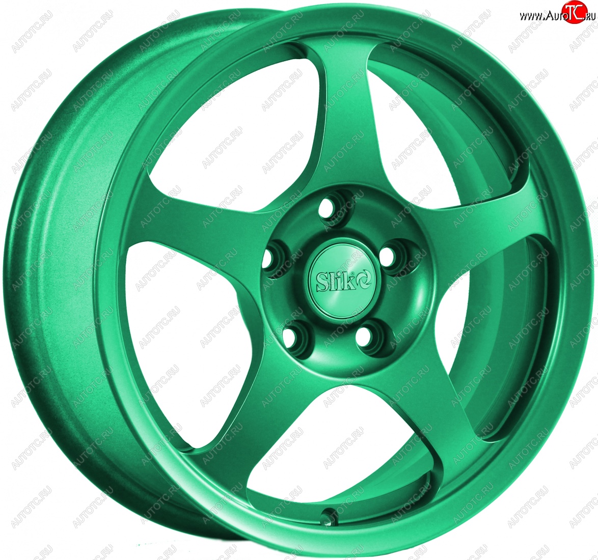 10 999 р. Кованый диск Slik classik R16x6.5 (Candy Green) изумрудно-зеленый 6.5x16   (Цвет: Candy Green)  с доставкой в г. Майкоп