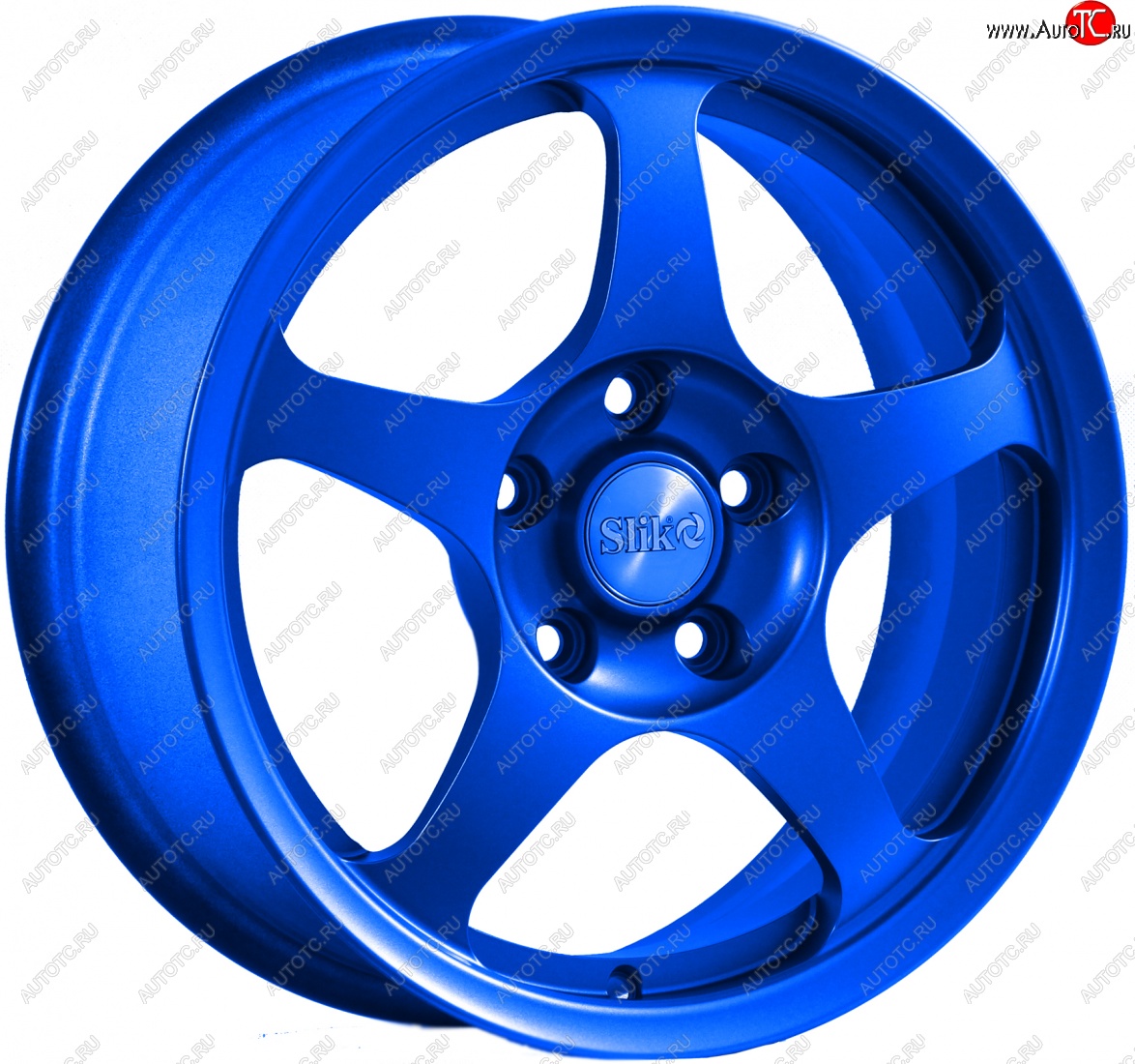 10 999 р. Кованый диск Slik classik R16x6.5 (Candy Blue) синий 6.5x16   (Цвет: Candy Blue)  с доставкой в г. Майкоп