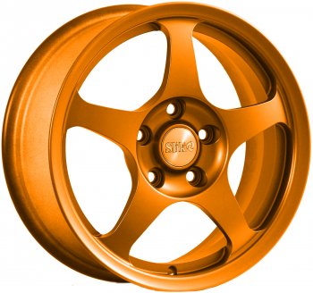 Кованый диск Slik classik R16x6.5 (Candy Медно-оранжевый глянцевый) 6.5x16/4-5x98-120 D54.1-72.6 ET33-47  (Цвет: Candy Медно-оранжевый глянцевый)