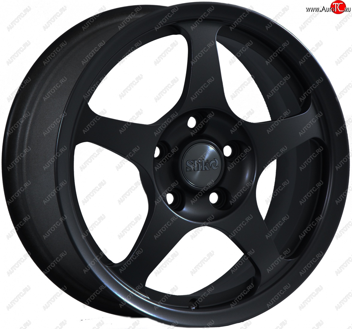 10 999 р. Кованый диск Slik classik R16x6.5 Черный глянцевый (BK) 6.5x16   (Цвет: BK)  с доставкой в г. Майкоп
