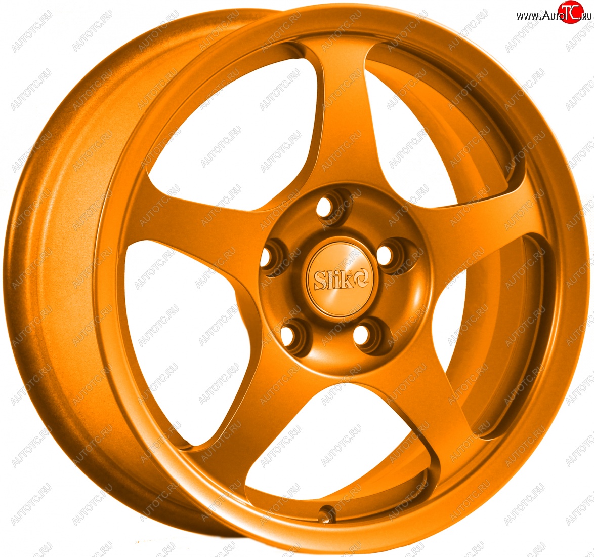 10 999 р. Кованый диск Slik classik R16x6.5 Ярко-оранжевый (ORANGE) 6.5x16   (Цвет: ORANGE)  с доставкой в г. Майкоп