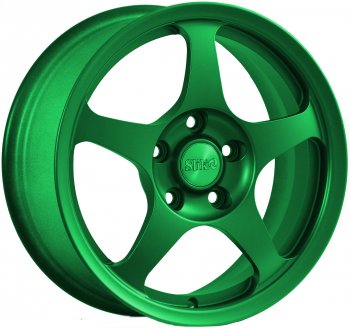 Кованый диск Slik classik R16x6.5 Зеленый (GREEN) 6.5x16  (Цвет: GREEN)