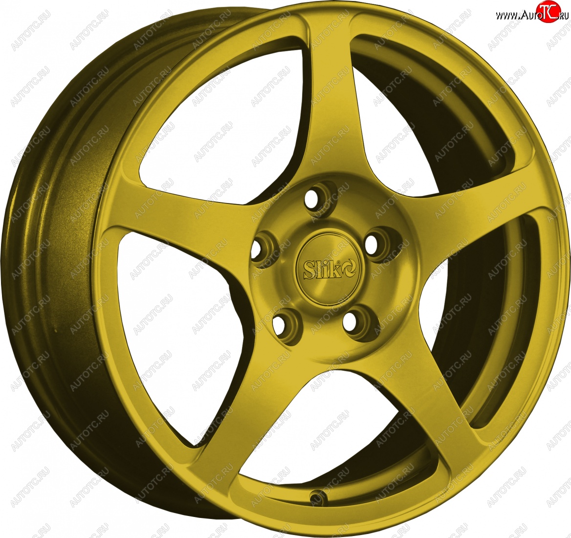 15 249 р. Кованый диск Slik Classic L-193 6.5x16   (Ярко желтый RAL1021 (YELLOW))  с доставкой в г. Майкоп