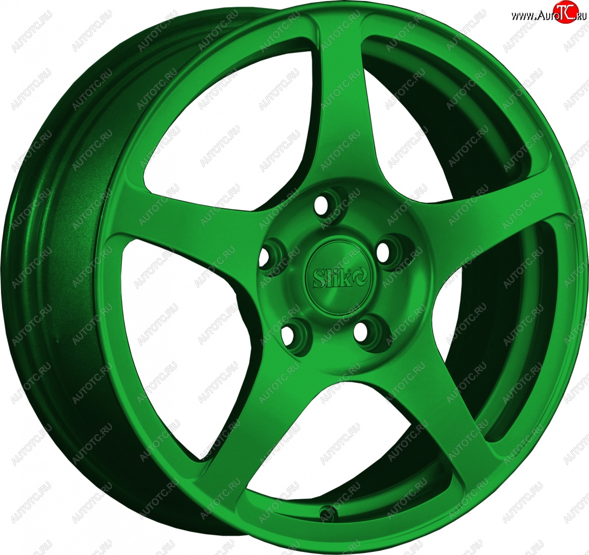 15 249 р. Кованый диск Slik Classic L-193 6.5x16   (Зеленый (GREEEN))  с доставкой в г. Майкоп