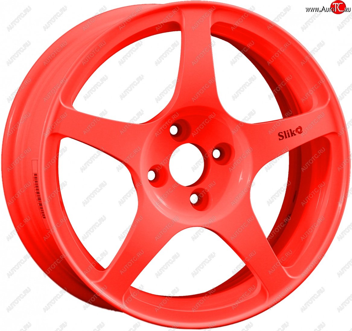 11 049 р. Кованый диск Slik classik R16x6.5 Candy алый 6.5x16   (Цвет: Candy алый 6.5x16)  с доставкой в г. Майкоп