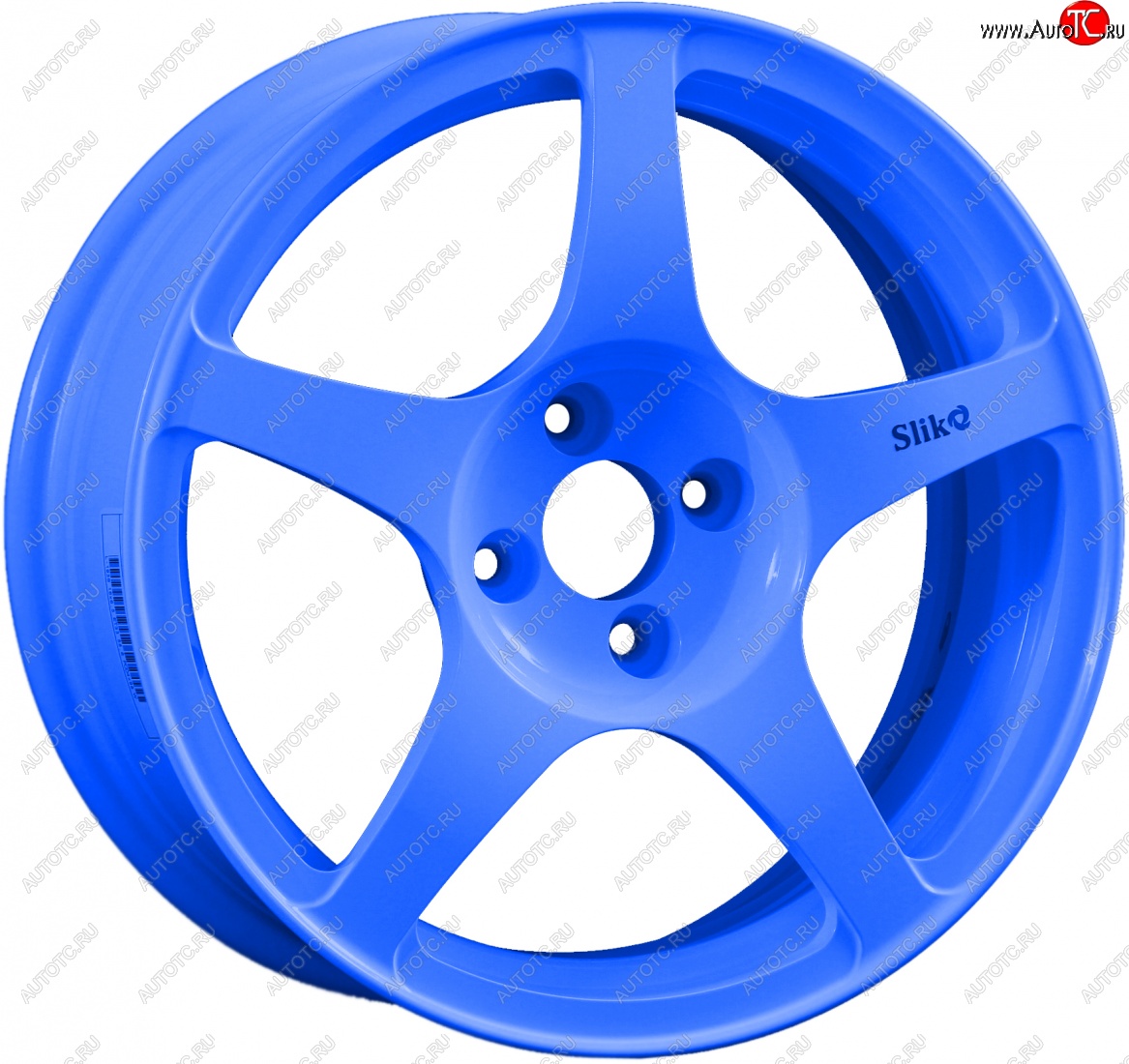 10 349 р. Кованый диск Slik classik R16x6.5 Синий (BLUE) 6.5x16   (Цвет: BLUE)  с доставкой в г. Майкоп